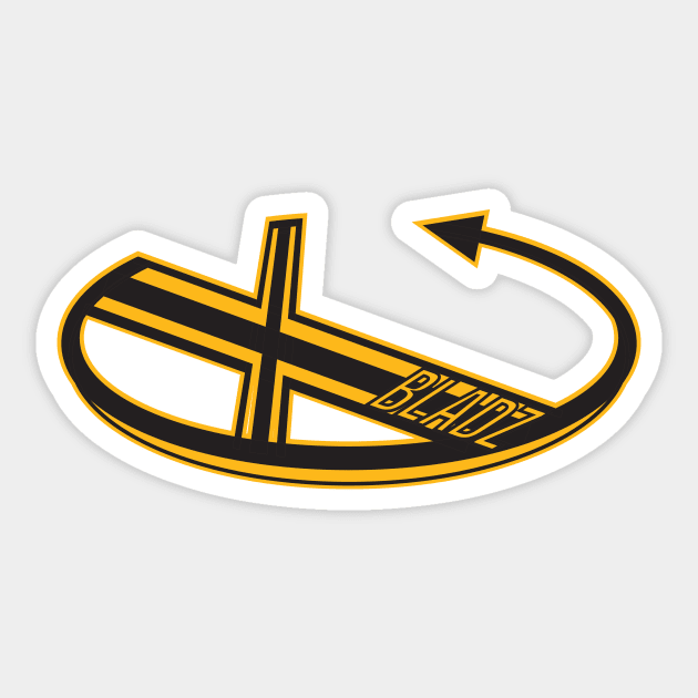 Team X Blades Sticker by Heyday Threads